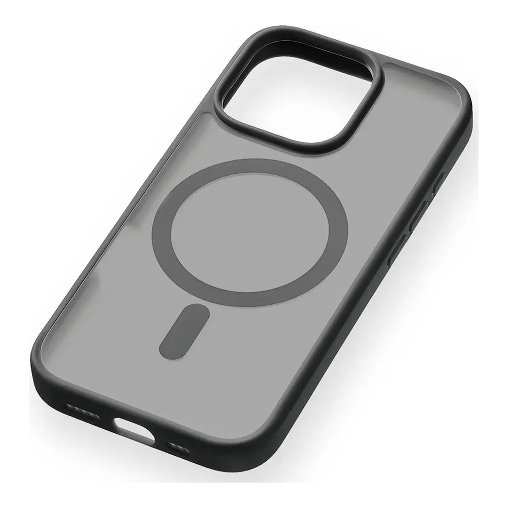 Чехол защитный uBear Cloud Mag Case iPhone 16 Pro, силк-тач, черный